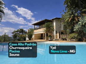 Mansão Nova Lima Piscina Churrasqueira Suítes BH